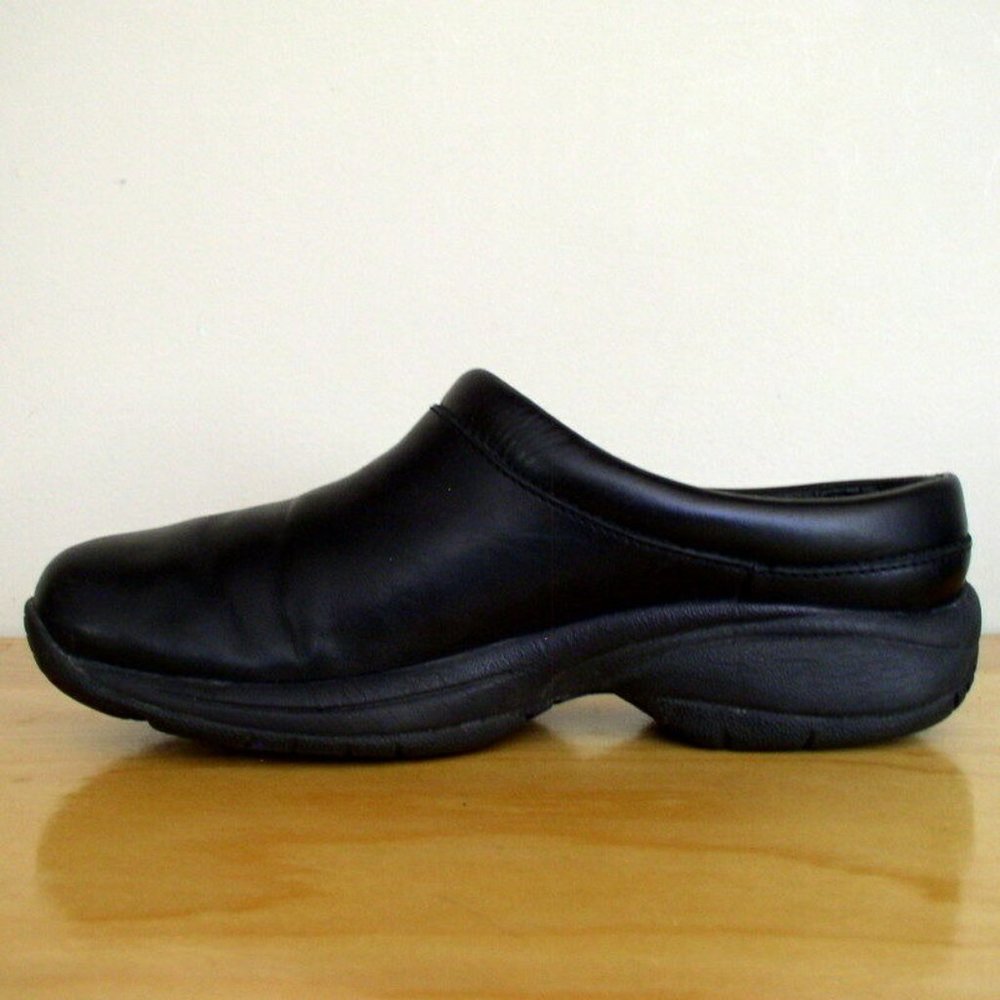 Merrell Womens Jungle Primo Moc Black Leather Mule - Picture 5 of 8